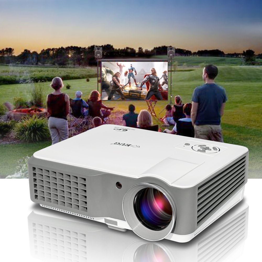 LED Projector 2500 Lumen Digital HD LCD Video Projector with Zoom HDMI