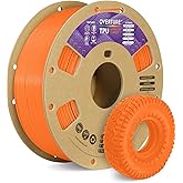 OVERTURE TPU Filament 1.75mm Flexible Roll, 95A Soft 3D Printer Filament, 1kg Spool (2.2 lbs), Fit Most FDM Printer (TPU Neon