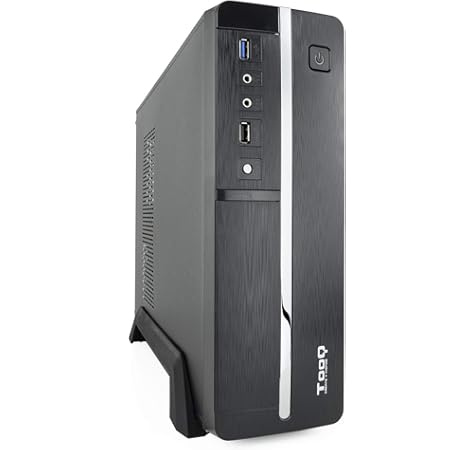 ADVANCE Caja PC Slimline 8908B para ATX y mATX + alimentación 480 W: Amazon.es: Informática