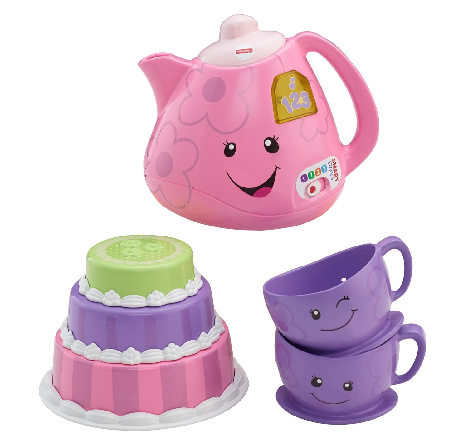 Play Tea Set Baby Toddler Pretend Playset Learning Toy Fisher Price