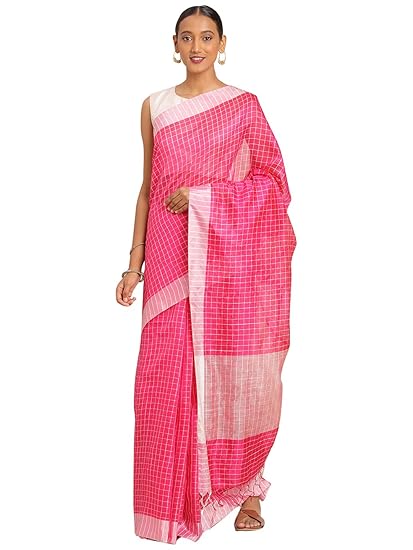 Banarasi Poly Silk Saree, with Un-stitched Blouse Piece - Powerloom made Traditional Banarasi Sari for Women by ART Retail