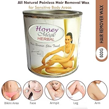 Bmm Honey Magic Herbal Hair Removal Hot Wax For Waxing And Skin