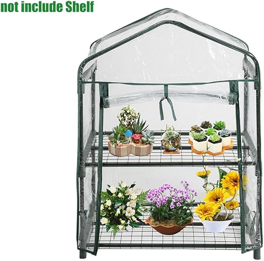 Greenhouses Cold Frames Mini Pvc 3 4 5 Tier Greenhouse Walk In Grow Bag Replacement Cover Plastic Garden Garden Patio Coccinelli De