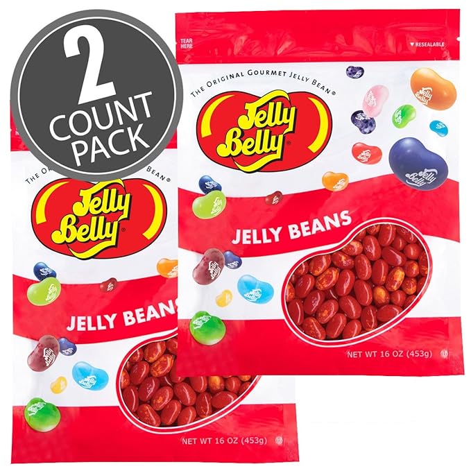 Jelly Belly Sizzling Cinnamon Jelly Beans 2 Pounds in