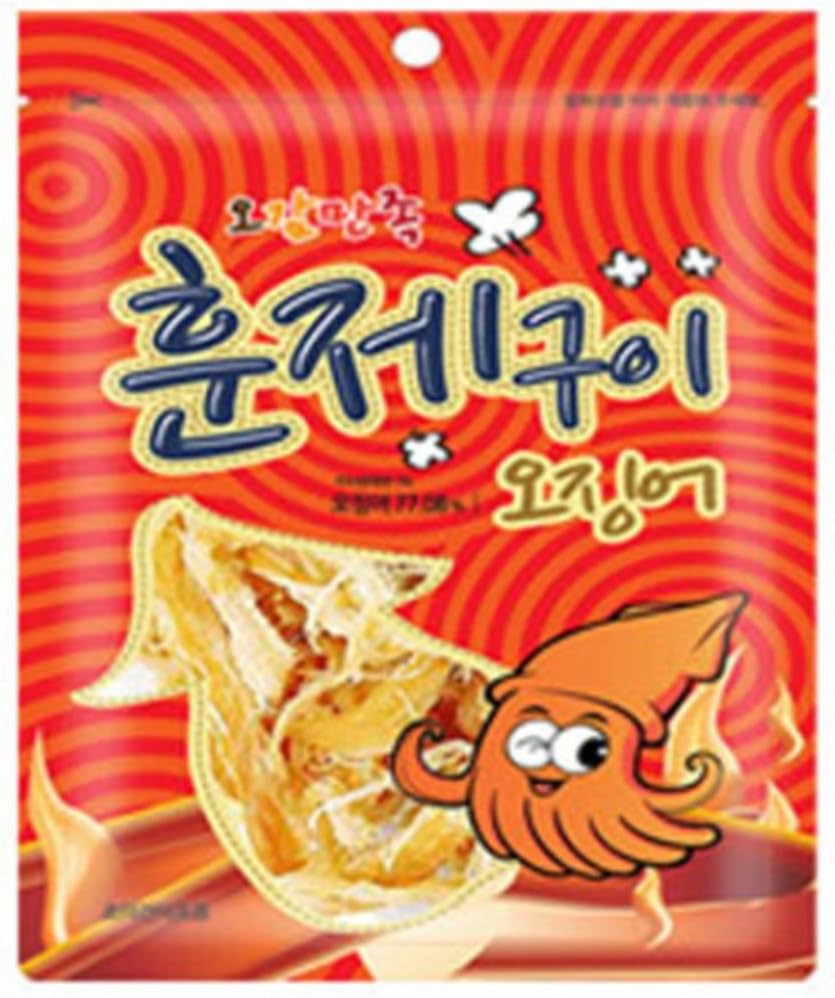 GANGWON Gangwon Smoked Squid 26Gx5,Snack,Drinking,Camping,Moving,Fat Free