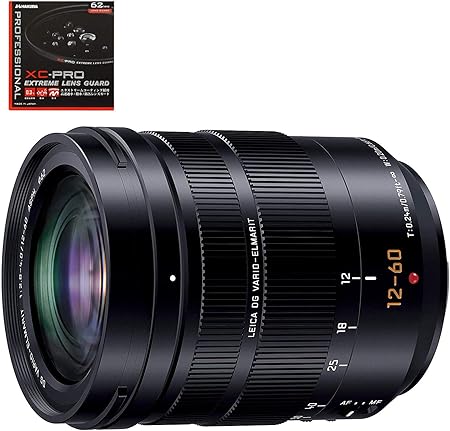 Amazon セット買い パナソニック ズームレンズ マイクロフォーサーズ用 ライカ Dg Vario Elmarit 12 60mm F2 8 4 0 Asph Power O I S H Es160 レンズ保護フィルター セット カメラ用交換レンズ 通販