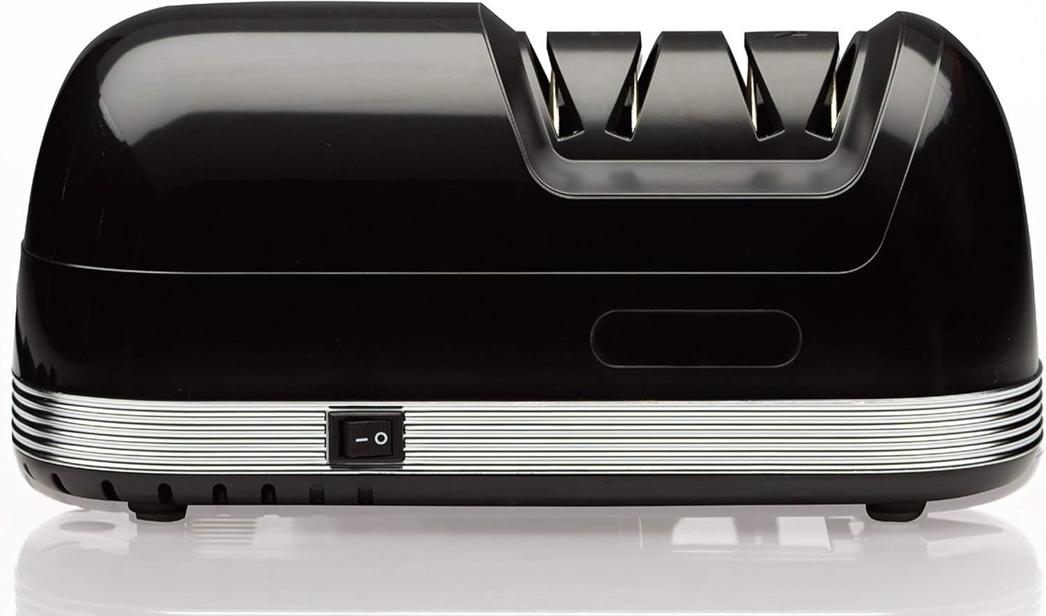 StilGut elektrischer Messerschleifer, Profi-Diamant-Messerschärfer, Grob- und Feinschliff, leise, schwarz