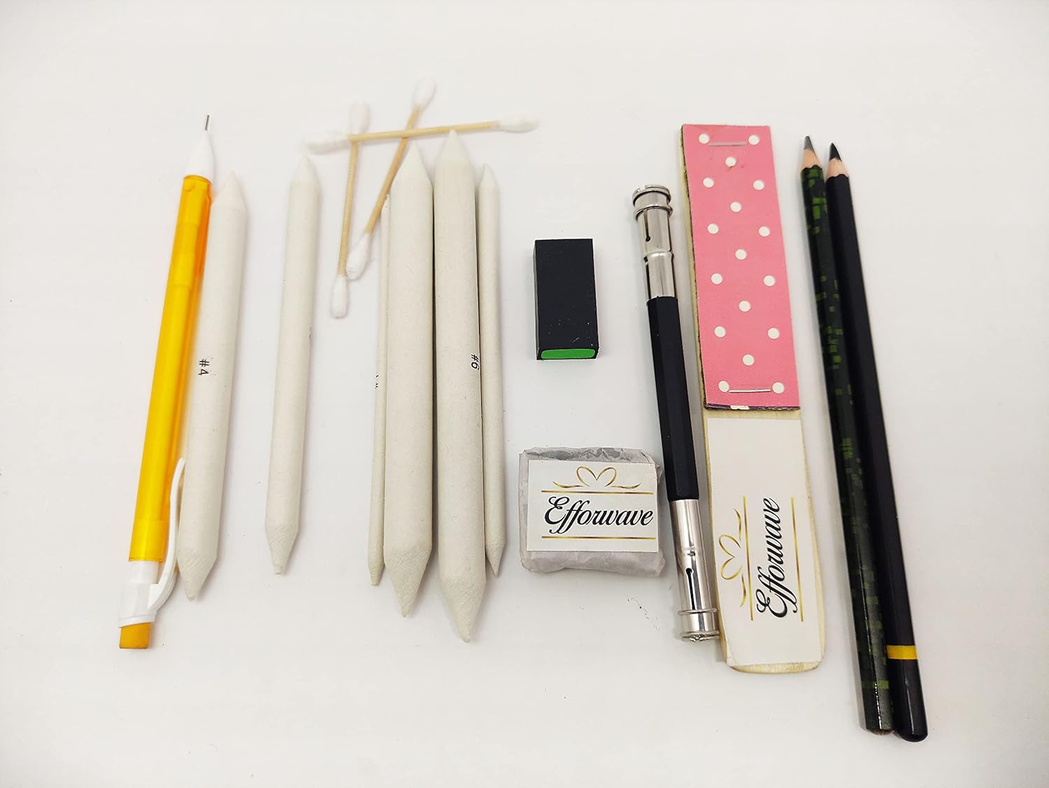 efforwave Pencil Extender Sketching kit for Drawing and Art Media
