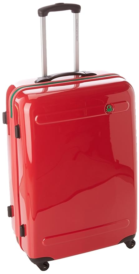 Benetton Maleta Con Ruedas SLASH_58373348_ROJO 99 L: Amazon ...