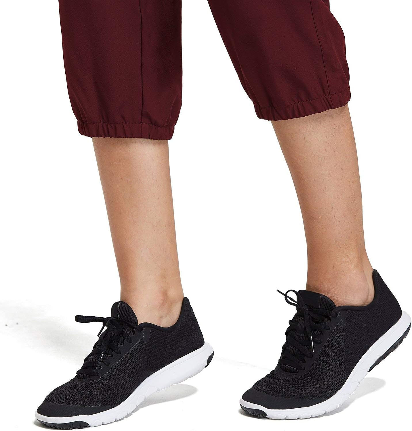 BALEAF Women Lightweight Capri Jogger Hiking Shorts Running Capri Pants Quick Dry UPF 50+ Zipper Pockets: Clothing
