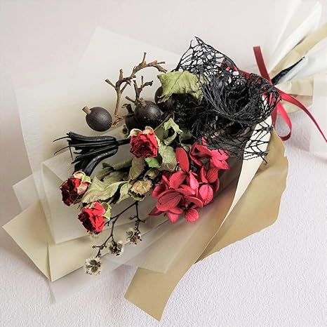 Amazon ドライローズの花束 レッドローズ ドライフラワー オンライン通販 Amazon ドライローズの花束 レッドローズ ドライフラワー オンライン通販