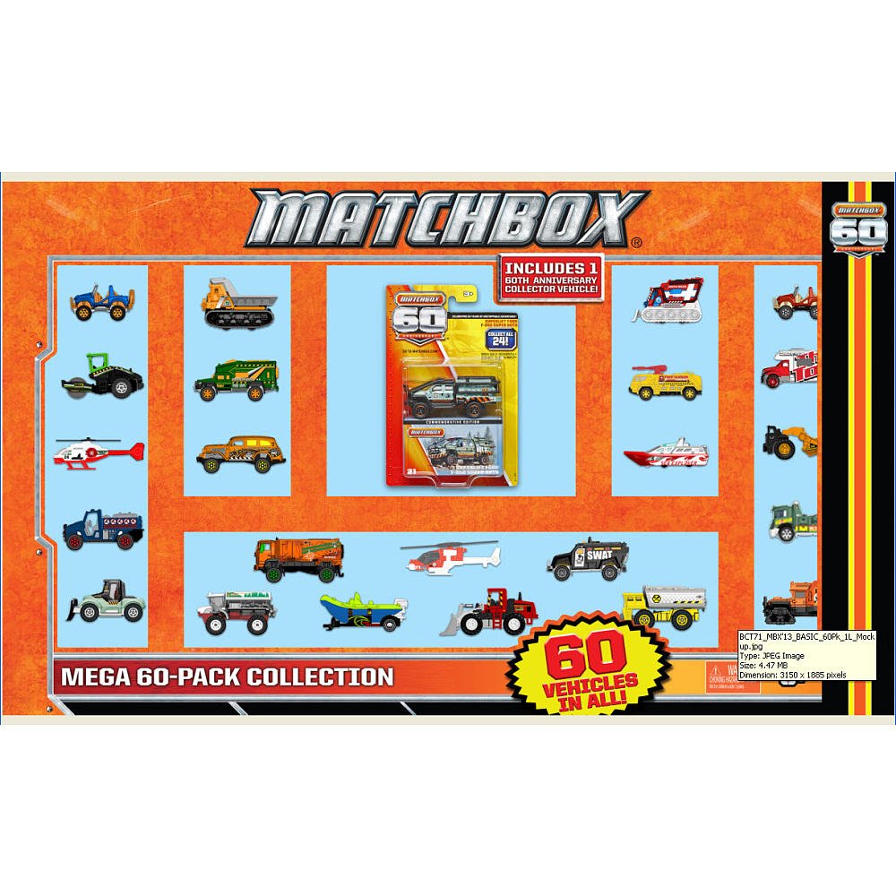 Buy Matchbox Mega 60 Pack DieCast Collection Online at desertcartUAE