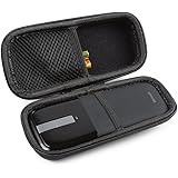 BOVKE Protective Carrying Case for Microsoft Arc Touch Mouse Hard EVA Shockproof Travel Storage Pouch Cover Bag, Black