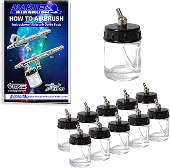 Master Airbrush Glass Bottle Air Brush