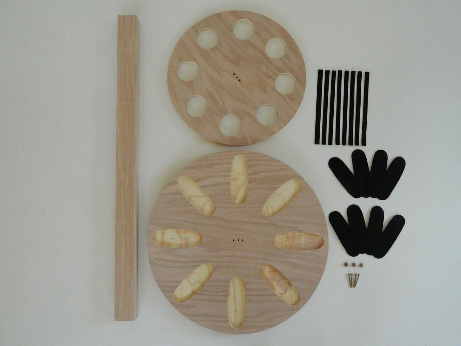 Weaver Wood Designs Rotating Gun Rack 12Gun Swivel Oak