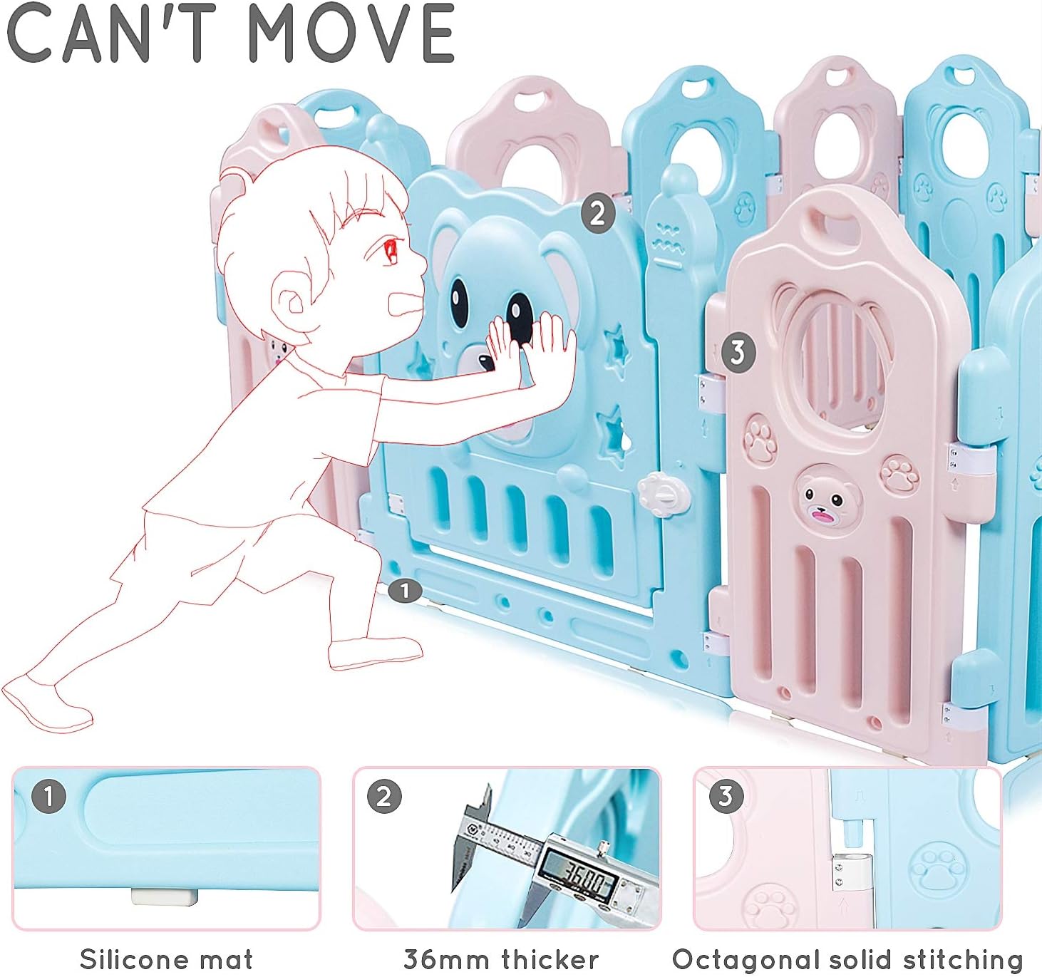 playpen plastic colourful