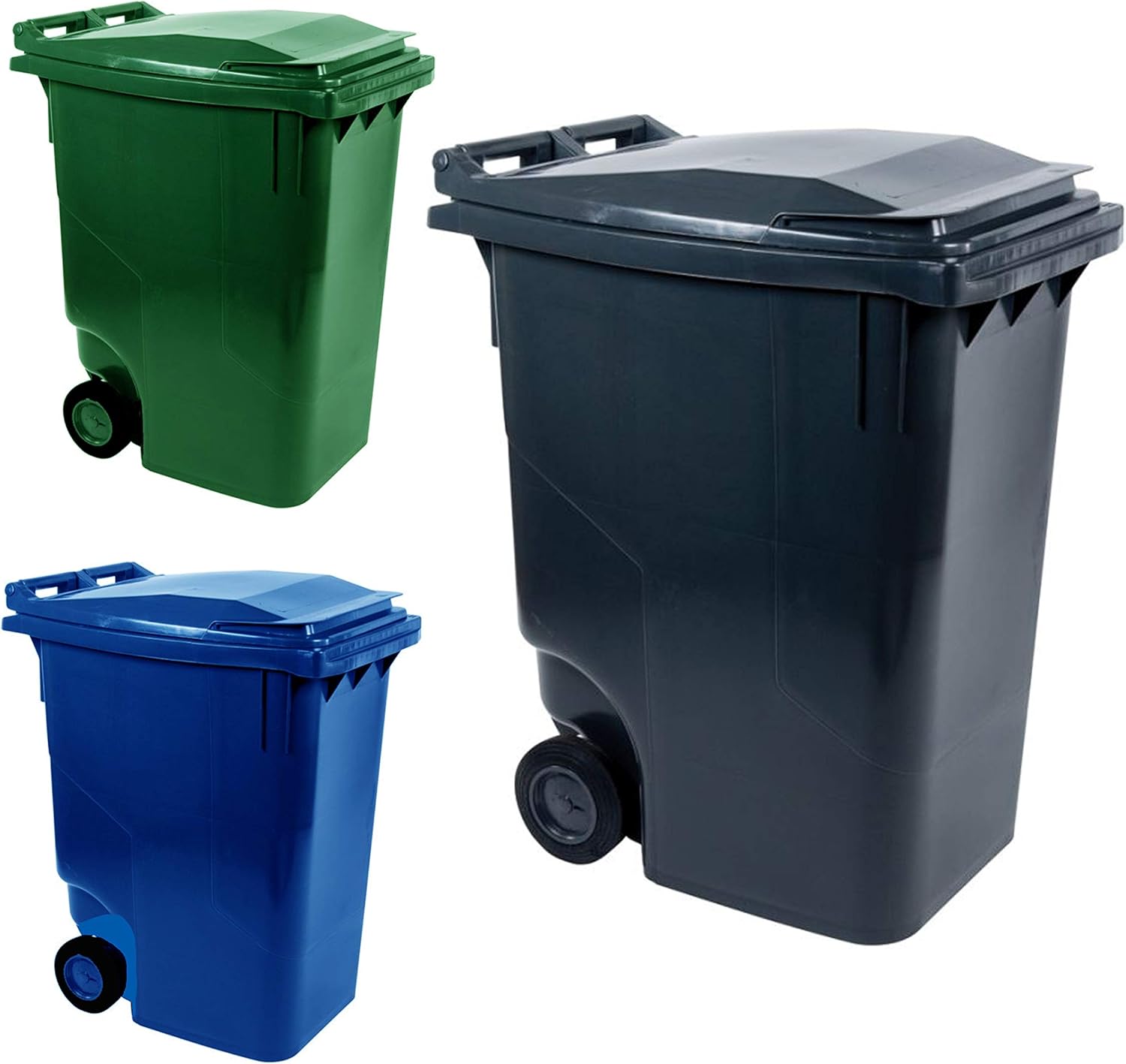 360 Litre Wheelie Bin Blue Amazon.co.uk