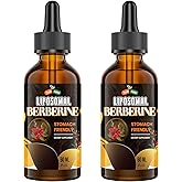 Berberine Supplement Liquid Drops - High Bioavailability Liposomal Berberine Supplements, Berberine HCL Complex with Ceylon Cinnamon Plus Turmeric, Suitable for Women,Men-120ml