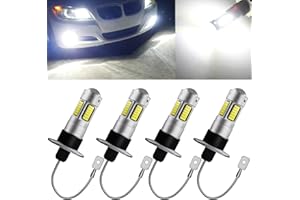 QasimLED H3 6500K-8000K White 30SMD 4014 LED Bulbs Constant current/nonpolarity For Car Fog Lights Daytime Running Lights DRL