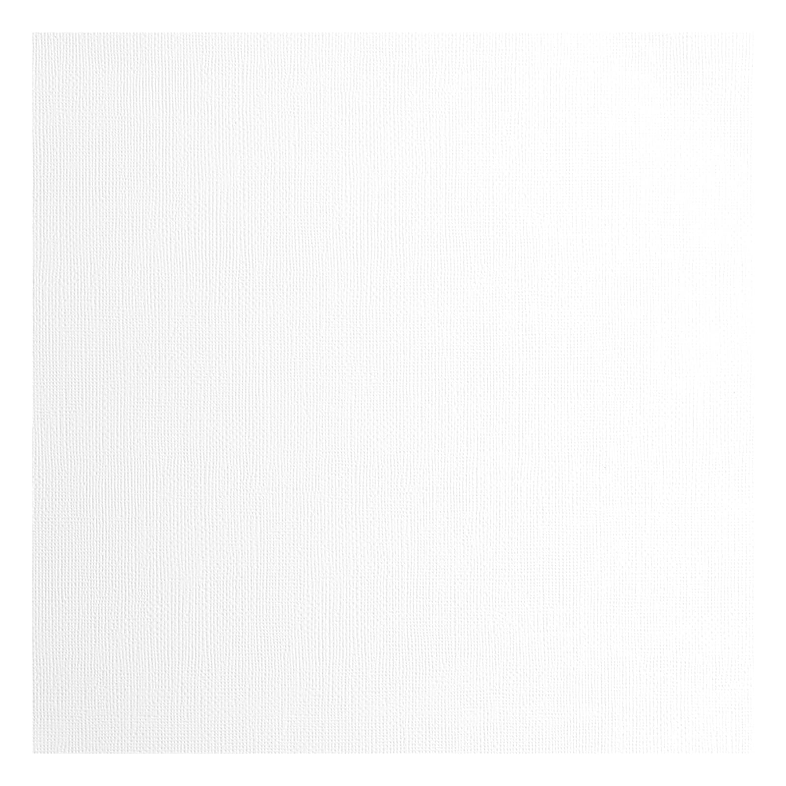 Florence Cardstock Textured - Coloured Card Making Supplies 12 x 12 inch - White - 100 Sheets - Coloured Paper for Scrapbooking, Card Making and Other Paper Crafts - 216 GSM
