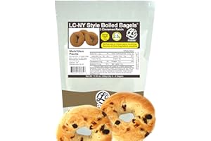 LC FOODS Low Carb NY Style Cinnamon Raisin Bagels (3 Pack) | High Protein | Fresh Baked | All Natural Ingredients | No Sugar | Maltitol & Artificial Sweetener Free