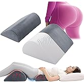 HOMBYS BBL Pillow After Surgery for Sleeping, Lumbar Support with Leg Wedge, 2 PCS Set for Brazilian Butt Lift Surgery Recovery, BBL Recovery Must Haves,Pain Relief