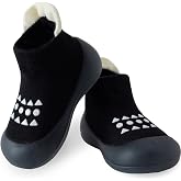 Hstyle Baby Sock Shoes Toddler Boys Walking Shoes Infant Slippers Sneakers | Non-Slip,Soft Rubber Sole,Lightweight,1st Birthday Gifts for Baby Boys Girls