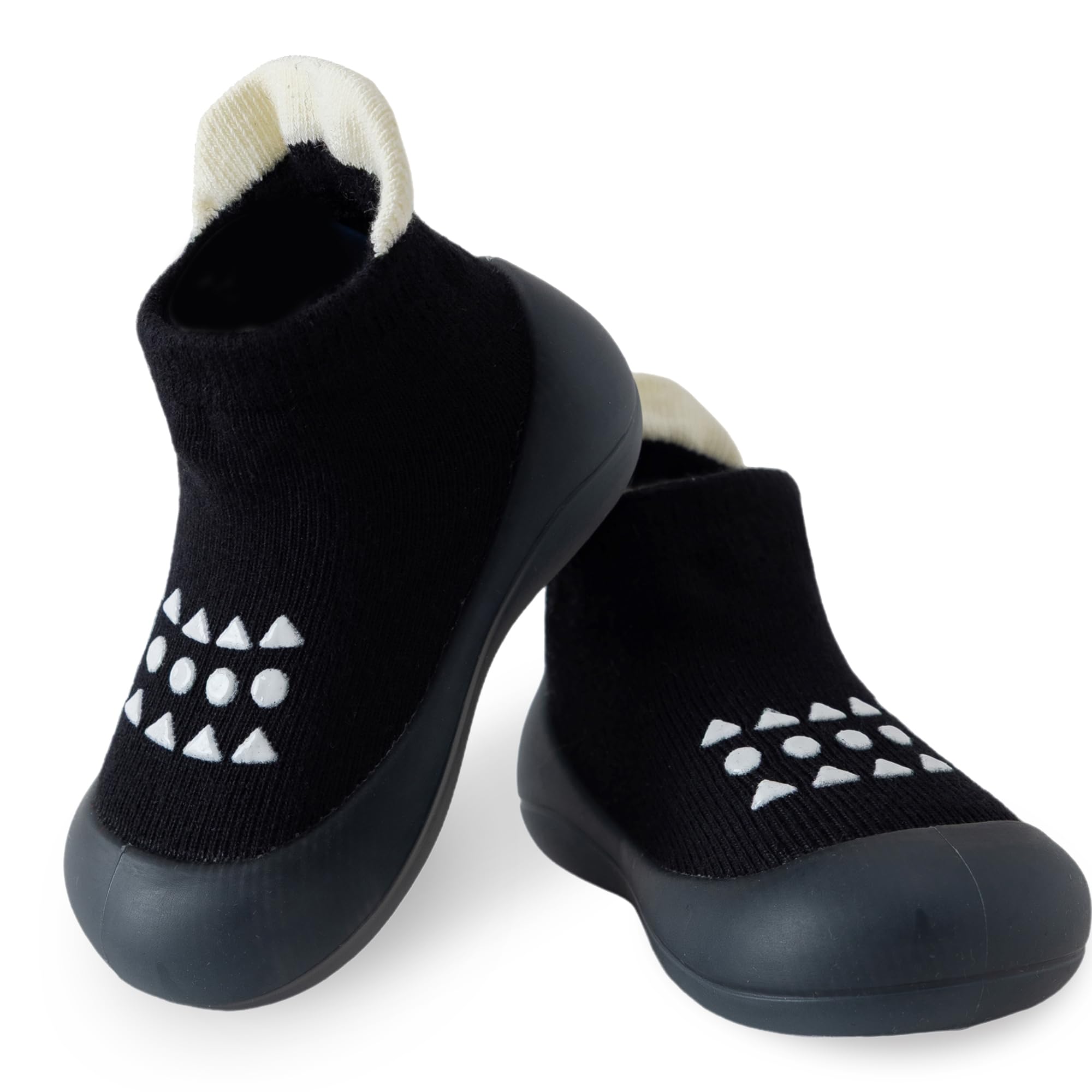 Hstyle Baby Sock Shoes Toddler Boys Walking Shoes Infant Slippers Sneakers | Non-Slip,Soft Rubber Sole,Lightweight,1st Birthd