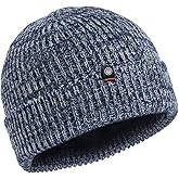 Beretta Unisex Casual Knitted Breathable Lightweight Warm Microfleece Thermal Insulation Soft Cuffed Marten Beanie