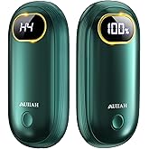 Hand Warmers - 6000-14000mAh Hand Warmers Rechargeable Up to 18Hrs Warmth, Electric Hand Warmers Reusable Heat Up to 131℉, Rechargeable Hand Warmers 2 Pack for Golf Raynauds Camping, Warm Gifts