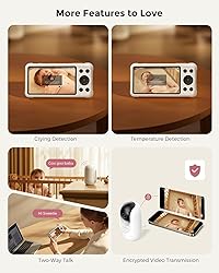 Momcozy Smart WiFi Baby Monitor with Camera and
