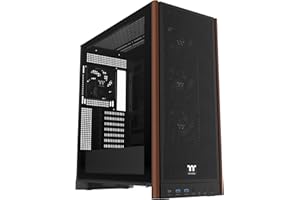 Thermaltake S370 WS; Mid Tower; Wood Front Trim; 4x120mm Fans Included; 410mm GPU Clearance;up to E-ATX; Hidden Connector Sup