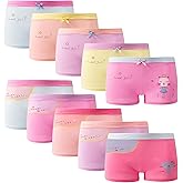SYDMXWZ Girls Cotton Underwear Soft Boy Shorts Kids Boxer Briefs Panties(Pack of 5)
