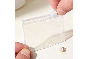 30/40 Pcs Reusable Self-Sealing Jewelry Storage Rolls with Zipper, Portable Travel Organizer for Necklaces, Bracelets, Earrin