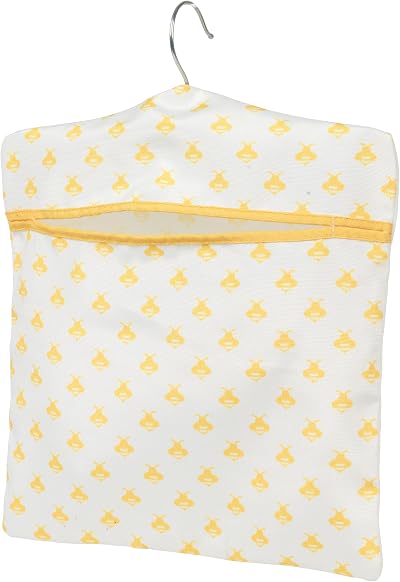 Kleeneze Busy Bee Peg Bag Clothespin Storage Holds 50 Pegs 33x30cm