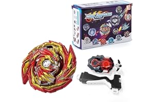Hozuumo Bey Battling Top Burst Gyro Toy Set, with Gyro Launchers and Handle Combat Battling Game, Gift for Kids Children, B-155