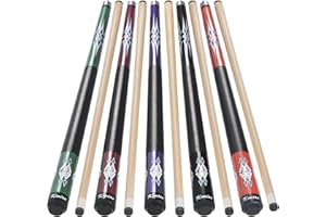 Kmise Pool Stick Set - 58" Pool Cue Stick, Canadian Maple Professional Billiards Pool Cue, Pool Sticks for Adults, 18~21oz Mu