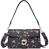 Travistar Crossbody Bags for Women Trendy - Small Cross Body Purse Shoulder Bag Leather Handbags Evening Clutch with 2 Straps