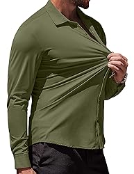 COOFANDY Men's Long Sleeve Shirts Casual Big and