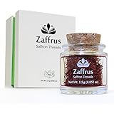 Zaffrus - Certified Organic Super-Premium All Red Saffron Threads (1.5 gram, .052 oz)