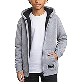 Southpole Active Boys Zip Up Hoodie - Athletic Soft Full Zip Up Sherpa Fleece Boys Hoodie Sweatshirt with Pockets (8-20)