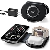 2026 Traveling Portable Wireless Mag-Safe Fast Charging Station,Magnetic 3 in 1 Charger for iPhone 17 16 15 14 13 12 Pro Max Plus,Apple Watch Series & Air pods 4 3 2 Pro-Gifts for Family