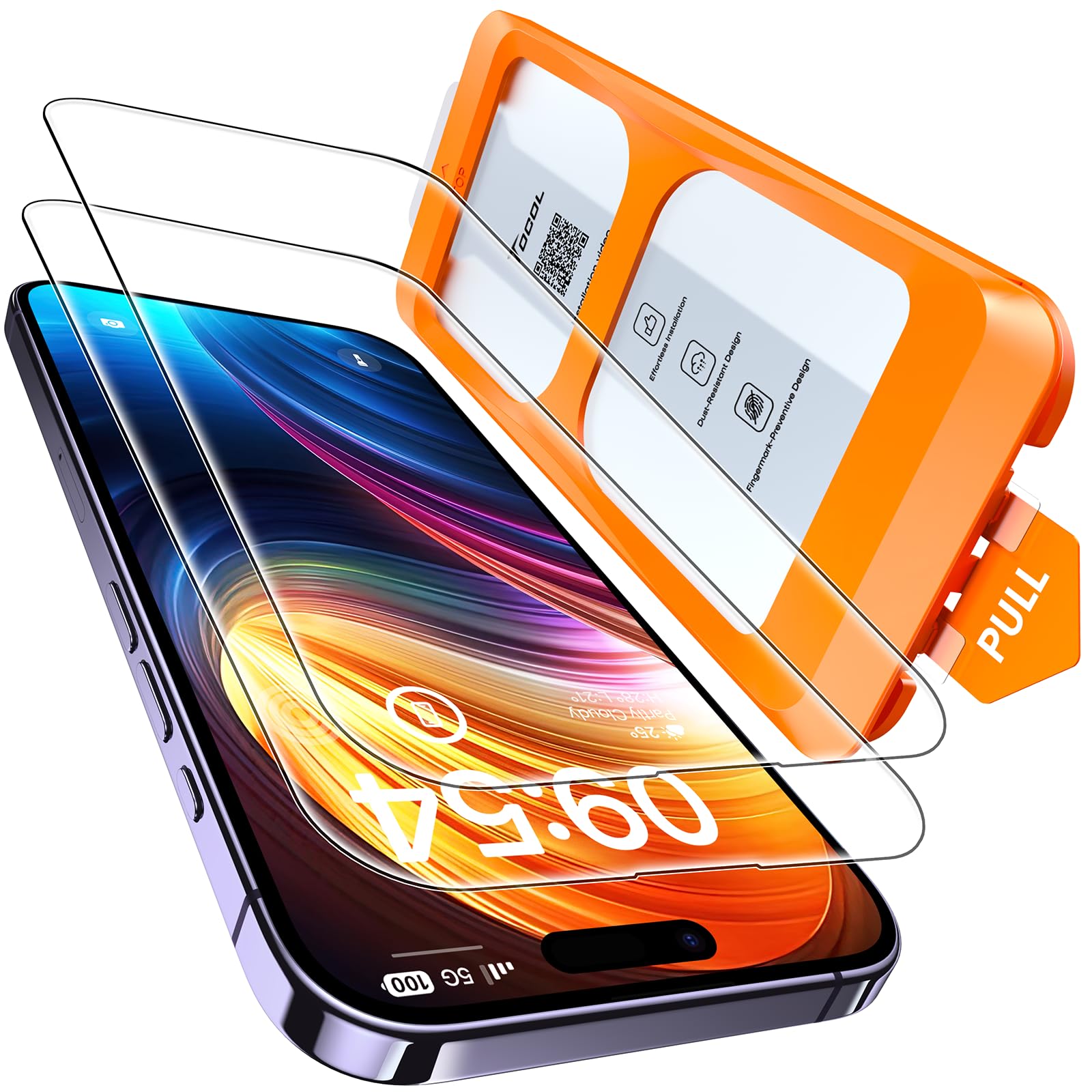 TOCOL for iPhone 14 Pro Max Screen Protector 9H