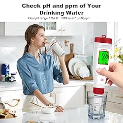 pH Tester,Digital pH Meter for Water,New Version