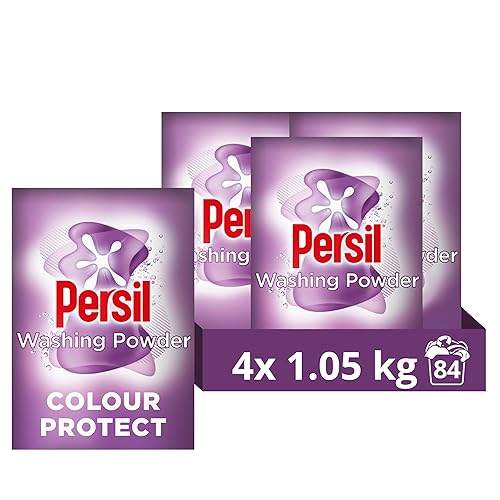 Persil Colour Protect Washing Powder keeps colours bright for outstanding stain removal in cold washes 84 washes (4x 1.05 kg)