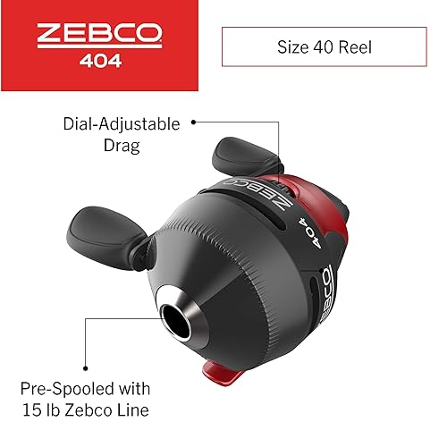 Zebco 202 404 Spincast Reels and Fishing Rod Combos (2-Pack) in