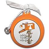 Magnolia Lane TenTennessee Volunteers Good Tidings Ornament, 3.5-Inch, Orange and Gray