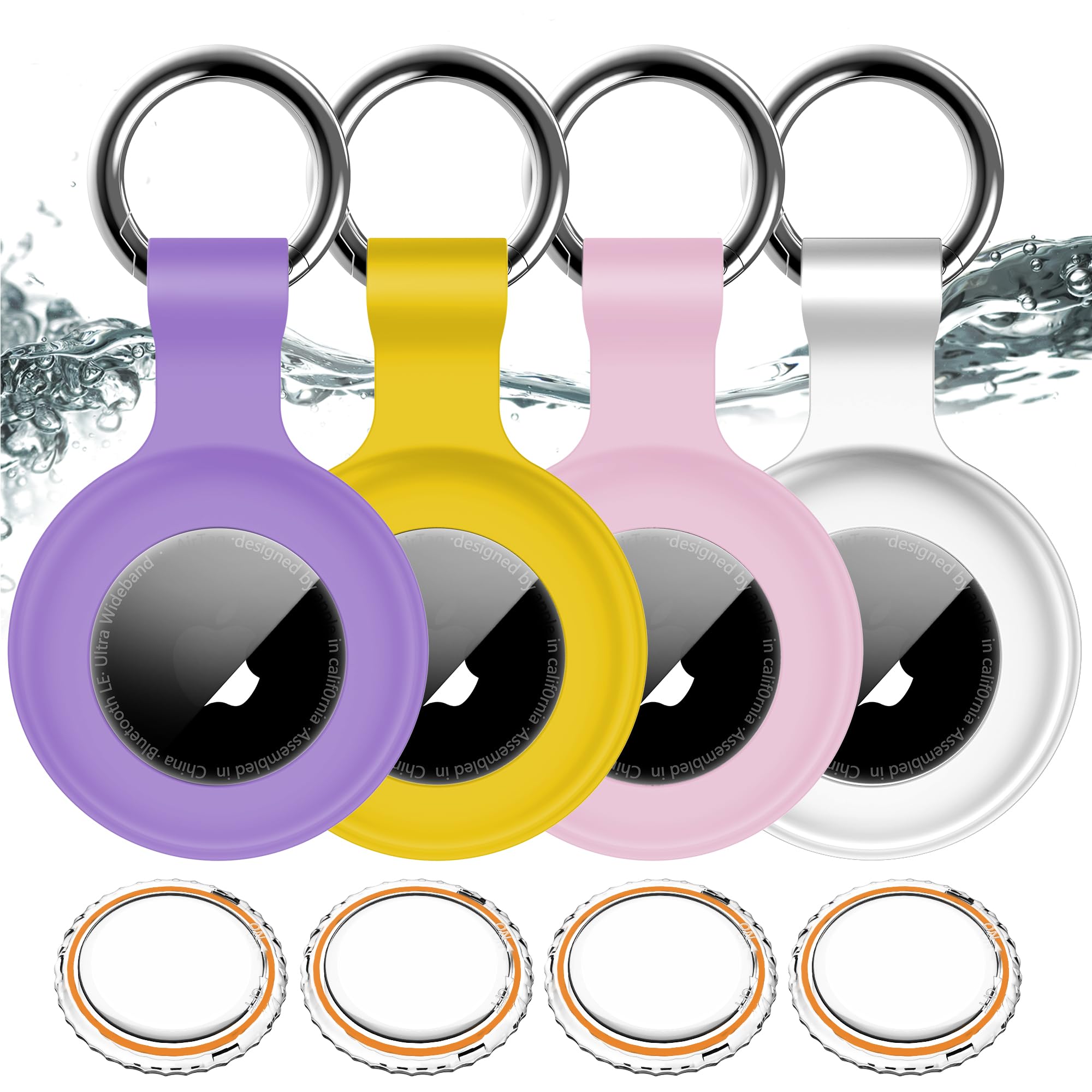 4Pack,Compatible with Airtag Holder Case with