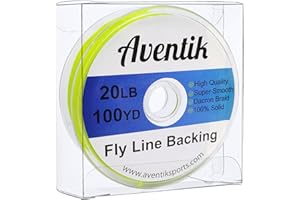 Aventik Dacron Braided Fly Line Backing for Fly Fishing Trout Line Fishing Line 100YARD/200YARD/20LB/30LB