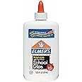 Elmer's Liquid School Glue, Washable, 7.25 Ounces Each, 6 Count